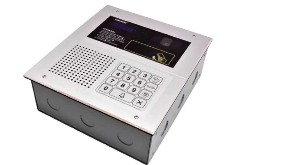 COMMAX DRC-481LC/RF видеопереговорное устройство с кодовой цифровой панелью, связь с охраной или с квартирой, программирование системы, встроенный считыватель PROXI карт