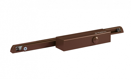 Доводчик НОРА-М 830 Slider (коричневый) (от 25 до 80 кг) морозостойкий, от -45 °С до +60 °С, со скользящей тягой 