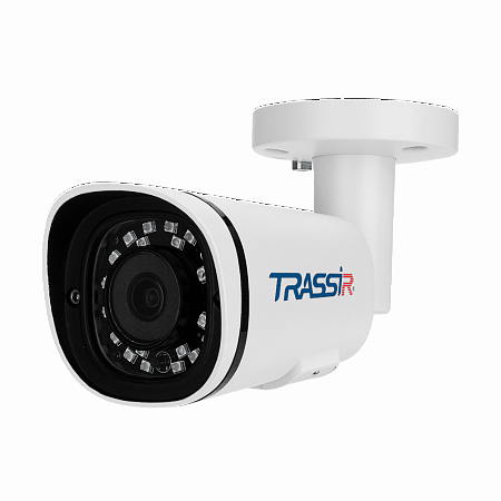 TRASSIR (DSSL) Trassir TR-D2121IR3 v6 (2.8) 2Mp Уличная миниатюрная IP-видеокамера с ИК-подсветкой