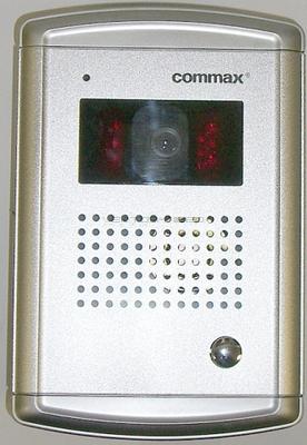 Commax DRC-DW2 6-ти проводная, металл, врезная для в/монитора DPV-KV; тлф.трубки TP-5(9)KV; TP-6RC(12RC)