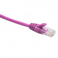 RJ45-RJ45 U/UTP Cat.5e LSZH нг(А)-HF (DR-181707), Патч-корд (коммутационный шнур), 1м, маджента