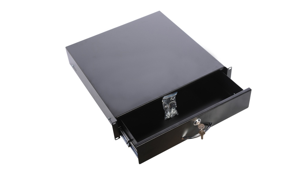 ЦМО ТСВ-Д-3U.450-9005 Полка (ящик) для документации 3U, черный